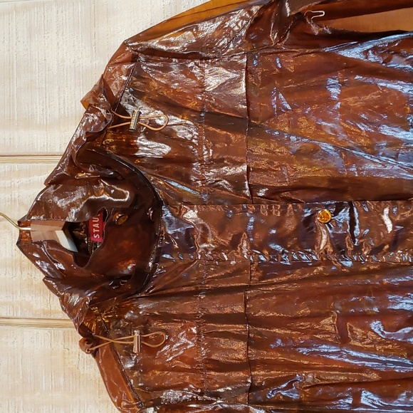 Staud New Amber Oliver Long Sleeve Hooded Transparent Jacket Size XS - Picture 2 of 6